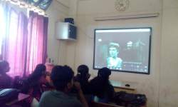 Movie Screening for the study to the Special English Students in the Digital classroom of Department of English