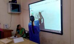 Seminar Presentation by Special English Students with the help of Digital Smart Board