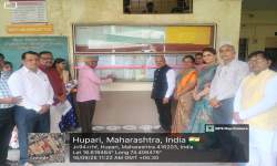 हिंदी दिवस के उपलक्ष्य में अक्षरबन भित्तीपत्रक का विमोचन