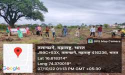 Tree Plantation activity at Jagannath Temple Talandage